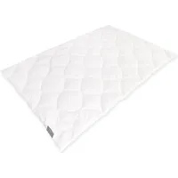Badenia Trendline Alpaka Bettdecke normal 135 x 200 cm Alpaka Mono Steppbett | Weiß