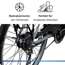 Zündapp Green 7.7 28 Zoll RH 48 cm grau/blau