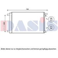 AKS DASIS Kondensator, Klimaanlage