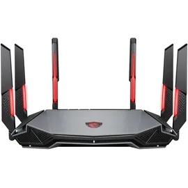 MSI RadiX AXE6600 WiFi 6E Tri-Band Gaming Router Schwarz,