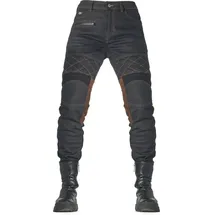 Fuel Sergeant 2 Gewachste Damen Motorrad Textilhose, blau, Größe XS