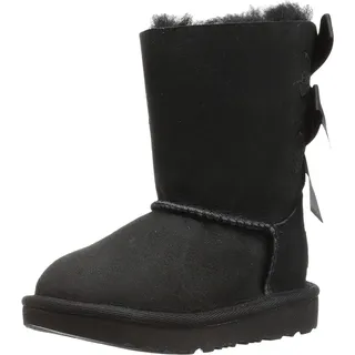 UGG Australia UGG Unisex Kinder Bailey Bow Ii Classic Boot, Schwarz, 22 EU