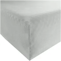 Erwin Müller Spannbettlaken Jersey 90 x 190 - 100 x 200 cm silber