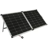 revolt Faltbares Solarpanel mit monokristallinen Zellen, 240 Watt, silber