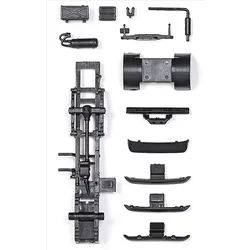 W50L Zubehör-Set Fahrgestell/Spoiler Modell von Busch 1:87