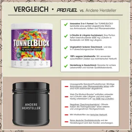 ProFuel Pre Workout Booster Tunnelblick Saure Fruchtgummis 440 g