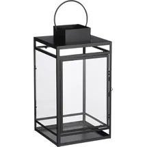 Mica decorations Laterne Storm Eisen Schwarz