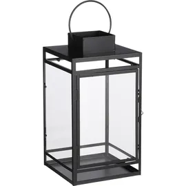 Mica decorations Laterne Storm Eisen Schwarz