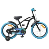 vidaXL Kinderfahrrad 16 Zoll schwarz