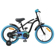vidaXL Kinderfahrrad 16 Zoll schwarz
