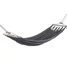 Chico Einzelhängematte 300x130cm Baumwollgewebe grau-Uni