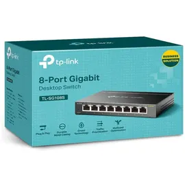 TP-Link TL-SG108S 8-Port 10/100/1000Mbit/s Desktop-Switch