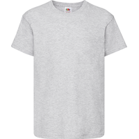 KIDS ORIGINAL T - leichtes Rundhalsausschnitt T-Shirt für Kinder in versch. Farben und Größen, graumeliert, 164