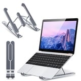 Babacom Laptop Ständer, Multi-Winkel Einstellbar Laptop Stand, Belüftete Tragbare rutschfeste Laptop Halterung Kompatibel mit MacBook Air, Pro, 10-15,6” Laptop Tablet, Plastik & Silikon