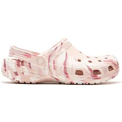 Crocs Classic Marbled Clog - Multicolor/Rot - M7W9