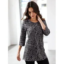 Sieh an! Longshirt in anthrazit-bedruckt | Gr.: 54