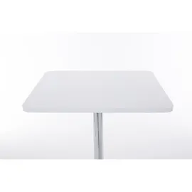 CLP Stehtisch quadratisch 60 x 60 cm Weiß