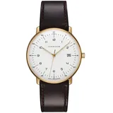 JUNGHANS max Bill Quarz Leder 38,0 mm 41/7872.02