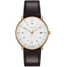JUNGHANS max Bill Quarz Leder 38,0 mm 41/7872.02
