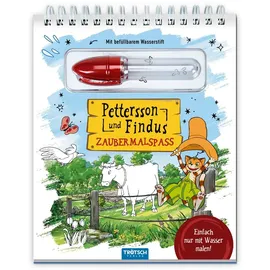 Trötsch Verlag Trötsch Pettersson und Findus Zaubermalspaß mit Wasserstift Malblock