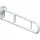 Evenes Elida Classic Wandstützgriff mit Papierrollenhalter antibakteriell weiß 32 x 209 x 800 mm