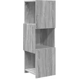 MOBCANT Modern Eckschrank & Aufbewahrungsschränke Graues Sonoma Holzwerkstoff Schließfächer mit Stauraum Spind Schrank für Arbeitszimmer Flur Duschraum Keller (30,5 x 30 x 95 cm)