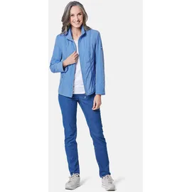 GOLDNER Kurzgröße: Sportive Übergangsjacke mit Stehkragen", in jeansblau | Gr.: 22,