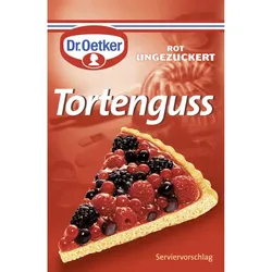 Dr.Oetker Tortenguss rot ungezuckert 3ST 36G