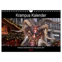 Calvendo Krampus Kalender 2026 (Wandkalender 2026 DIN A4 quer),