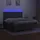 vidaXL Boxspringbett 180 x 200 cm Dunkelgrau