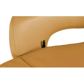 Hukla Relaxsessel Pierre Leder 75 x 115 x 87 cm Orange mit Relax-Funktion