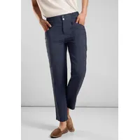 STREET ONE Jogger Pants mit Doppelknopf-Verschluss blau 36