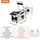 Vevor Halbautomatische Etikettiergerät 20–50 Etiketten pro Minute Etikettiermaschine Etikettenbreiten von 13–150 mm, Etikettenlängen von 25–300 mm Preisschilder Flaschenetikettierer