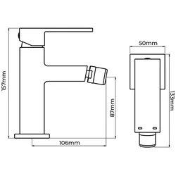EDM - Bidet-Mischbatterie Mod. Getaria Edm