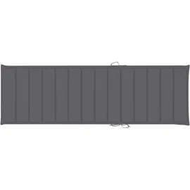 vidaXL Sonnenliege 200 x 68 x 86 cm Grau