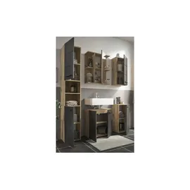 Stella Trading Vilstalsee Unterschrank 34 x 72 x 31 cm Schwarz