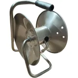 Relaxdays Schlauchtrommel 36 cm x 22 cm x 27,5 cm Silber