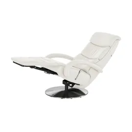 Hukla Relaxsessel Florian Leder 73 x 109 x 91 cm Weiß mit Relax-Funktion