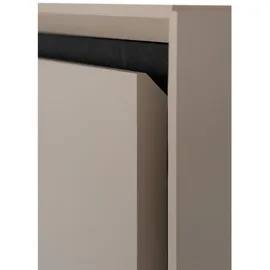 furn.design Kommode Sideboard 90 x 90 x 38 cm Sand / Schwarz