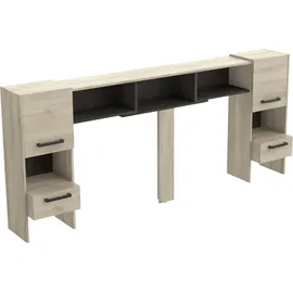 Demeyere Bettschubkasten DEMEYERE GROUP "Meubles Watson", braun (kronberg eiche waterford), B:239,9cm H:95cm T:36,3cm, Spanplatte, Schubladen, Bettschubkasten, Schubladenfronten Bettschubkastenelement