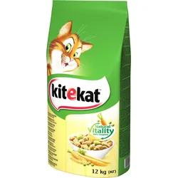 Kitekat Huhn & Gemüse 12kg + Überraschung für die Katze