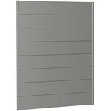 Biohort Sichtschutzelement 145 x 182 cm grau Metall 8 St.