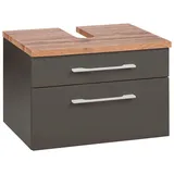 welltime Waschbeckenunterschrank »Davos«, Breite 60 cm, grau