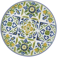 Pizzateller ROMA VERDE (BHT 32x2x32 cm) - bunt - BHT 32x2x32 cm