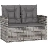 vidaXL Gartenbank 105 x 58 x 75 cm Grau