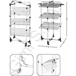 GIMI  Modular Wäscheturm Modular 3 - 30 m