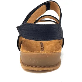 El Naturalista Bequeme Sandalen für Damen, schwarz, 40 EU