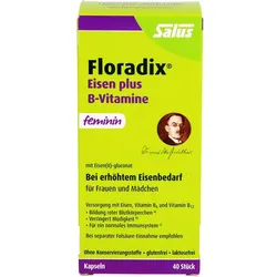 FLORADIX Eisen plus B-Vitamine Kapseln 40 St.