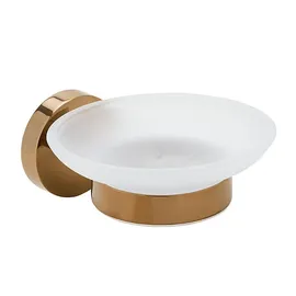 Brillantbad Seifenablage mit Glasschale Bad & Küche Gold
