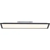 just light. Flat 1 rechteckig schwarz Aluminium